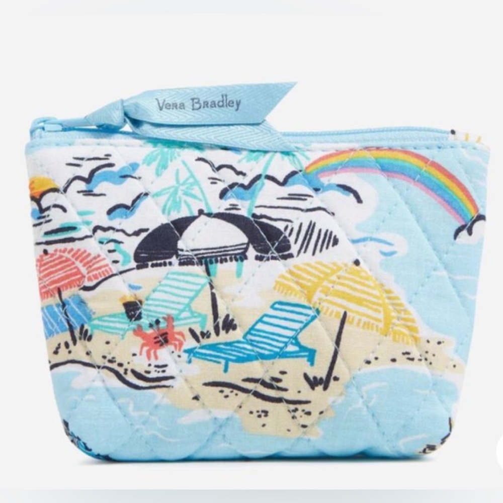 Vera Bradley Beach Treasures Coin Purse